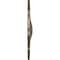 Ekena Millwork Pompeii Ceiling Medallion (Fits Canopies up to 2"), Hand-Painted Warm Silver, 18 7/8"OD x 1 1/2"P CM18POWSS - alternate 3